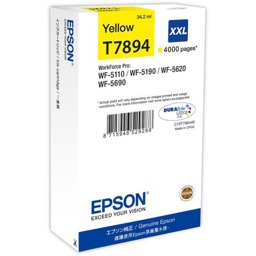 EPSON T7894 TINTAPATRON YELLOW EREDETI