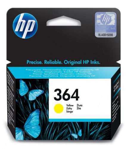 HP 364/CB320EE TINTAPATRON YELLOW EREDETI