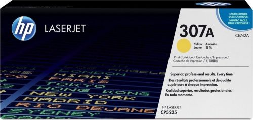 HP CE742AH TONER YELLOW EREDETI