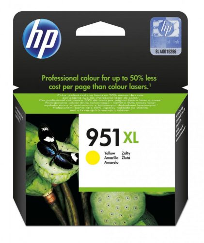 HP 951XL/CN048AE TINTAPATRON YELLOW EREDETI