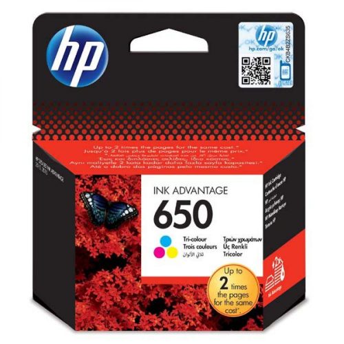 HP 650/CZ102AE TINTAPATRON COLOR EREDETI