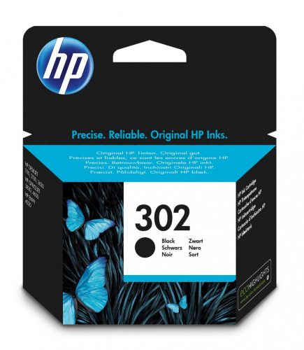 HP 302/F6U66AE TINTAPATRON BLACK EREDETI