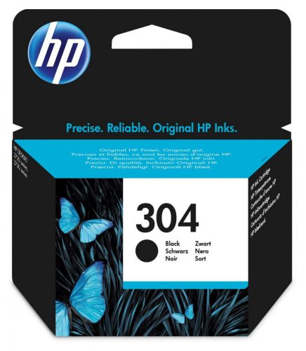 HP 304/N9K06AE TINTAPATRON BLACK EREDETI