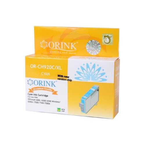 ORINK HP 920XL/CD972A FU. TINTAPATRON CYAN