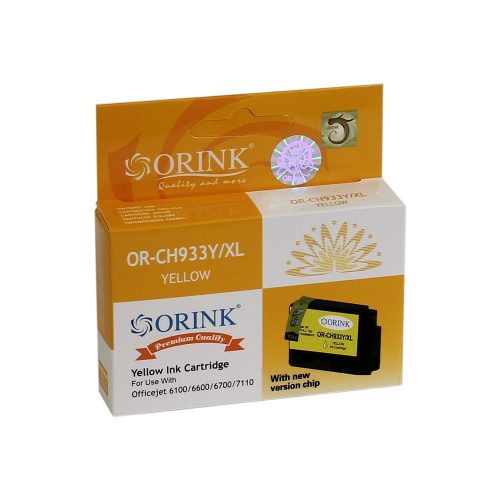 Hp 933XL/CN056AE tintapatron yellow, ORINK