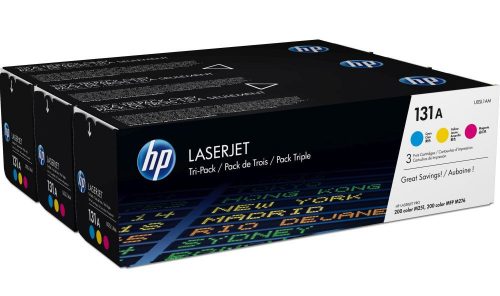 HP U0SL1AM TONER PACK CMY EREDETI