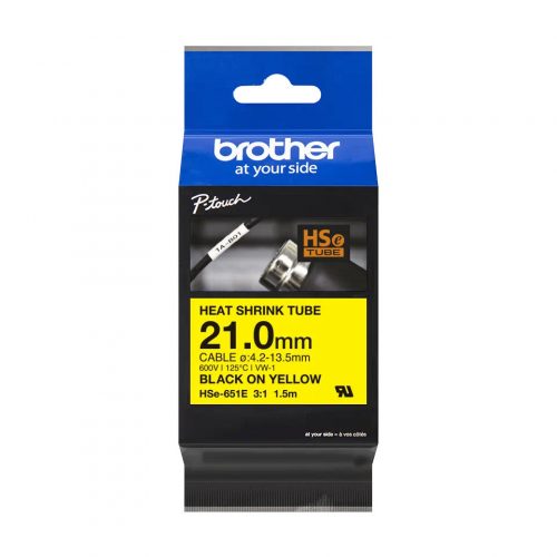 Brother HSe-651E 21 mm széles 1,5 méter hosszú szalagkazetta