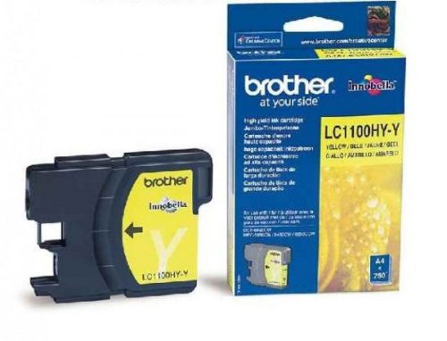 Brother LC1100HYY Tintapatron Yellow 10,1 ml 700 oldal kapacitás