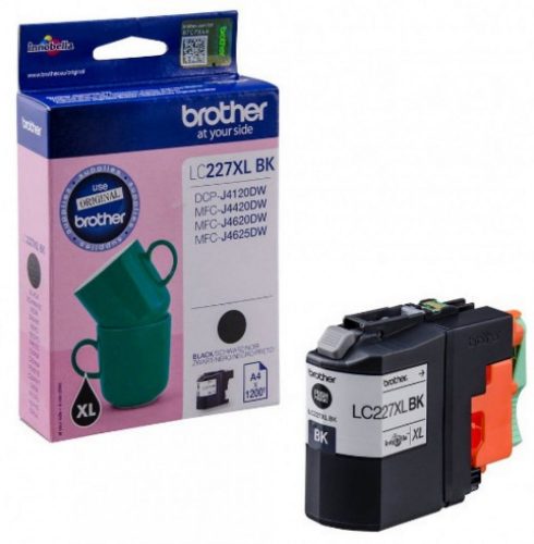 Brother LC227XLBK Tintapatron Black 25 ml 1.200 oldal kapacitás