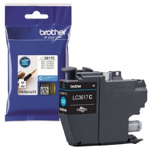 Brother LC3617C Tintapatron Cyan 7,2 ml 550 oldal kapacitás