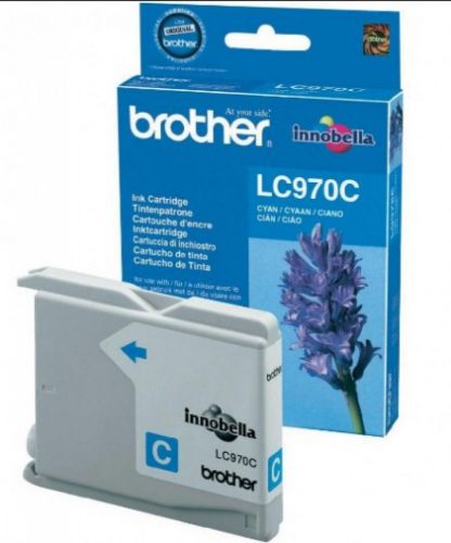 Brother LC970C Tintapatron Cyan 6,1 ml 300 oldal kapacitás