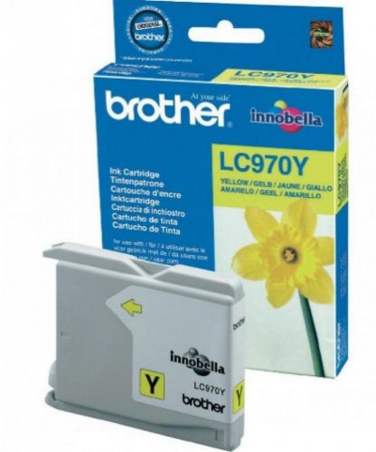 Brother LC970Y Tintapatron Yellow 6,1 ml 300 oldal kapacitás