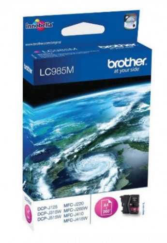 Brother LC985M Tintapatron Magenta 4,8 ml 260 oldal kapacitás