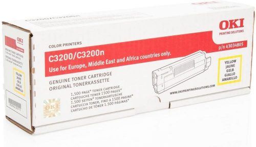 OKI C3200 TONER YELLOW EREDETI AKCIÓS