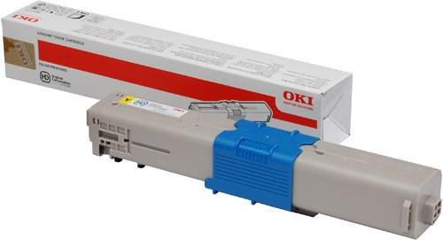 OKI C301/321/MC332/342 TONER YELLOW EREDETI  44973533