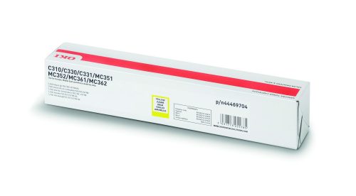 OKI C310/330 TONER YELLOW EREDETI