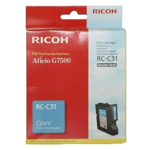 RICOH RC-C31 TINTAPATRON CYAN EREDETI AKCIÓS