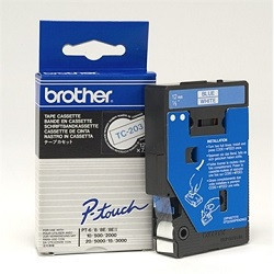 Brother TC-203 12 mm széles 7,7m hosszú szalagkazetta