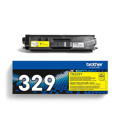 Brother TN-329Y Toner Yellow 6.000 oldal kapacitás