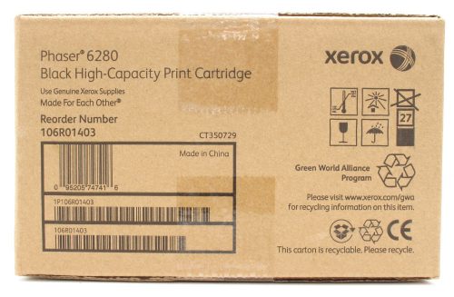 XEROX 6280 TONER BLACK EREDETI 7K